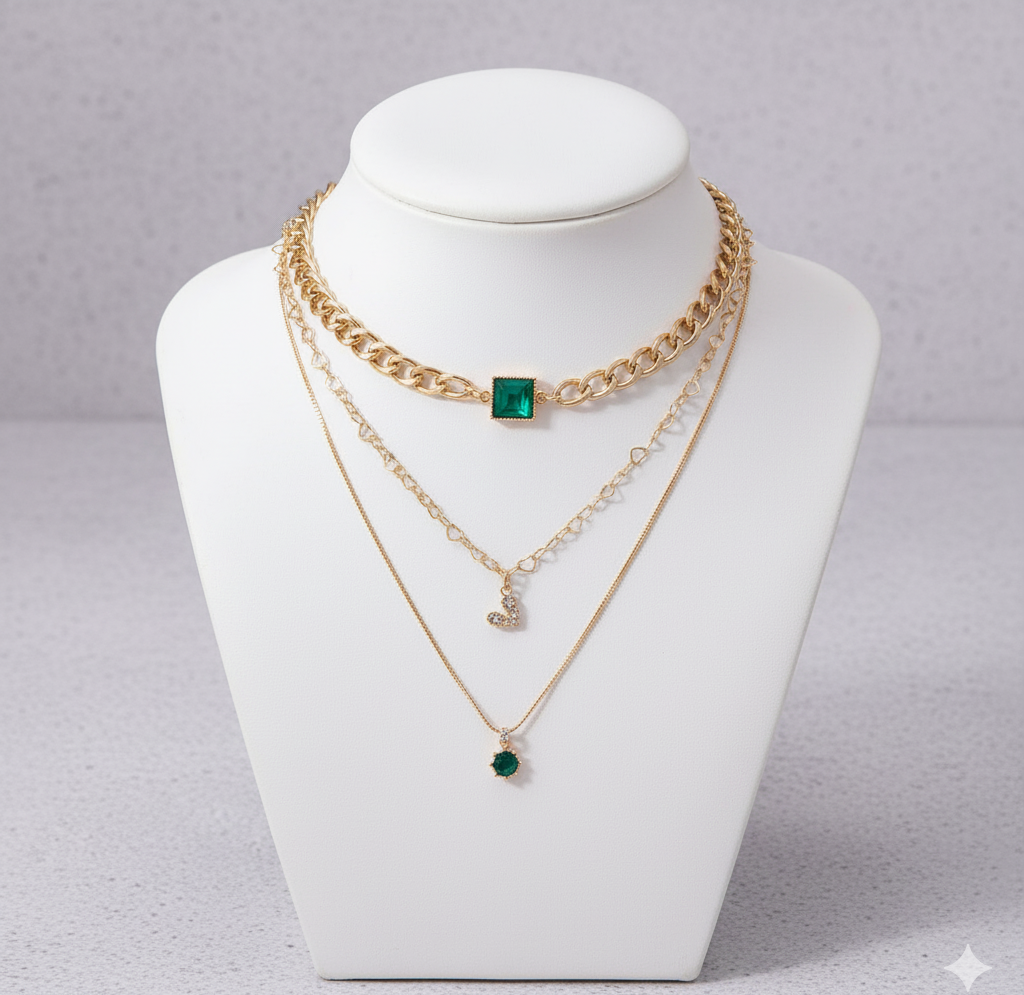 linked chain necklace ❤️