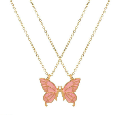 layer printed butterfly pandent