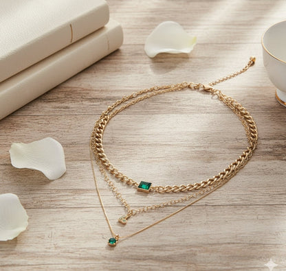 linked chain necklace ❤️