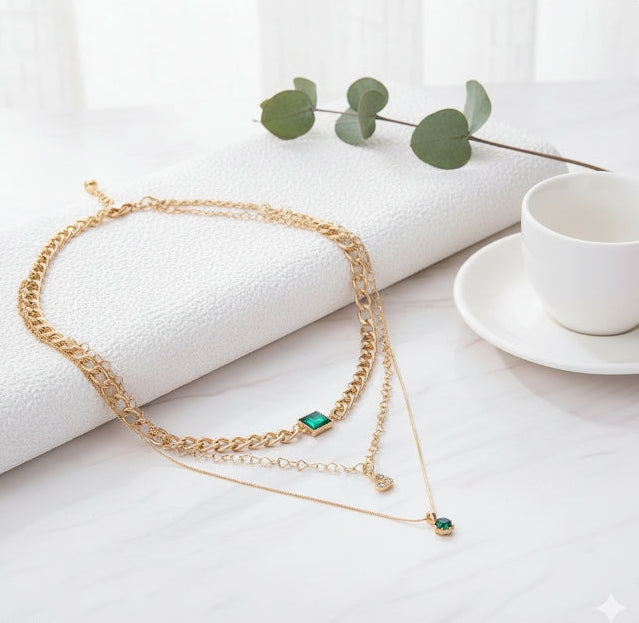 linked chain necklace ❤️