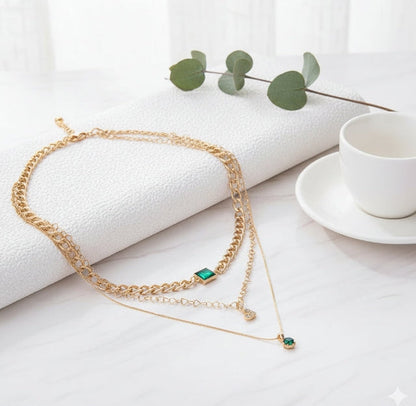 linked chain necklace ❤️