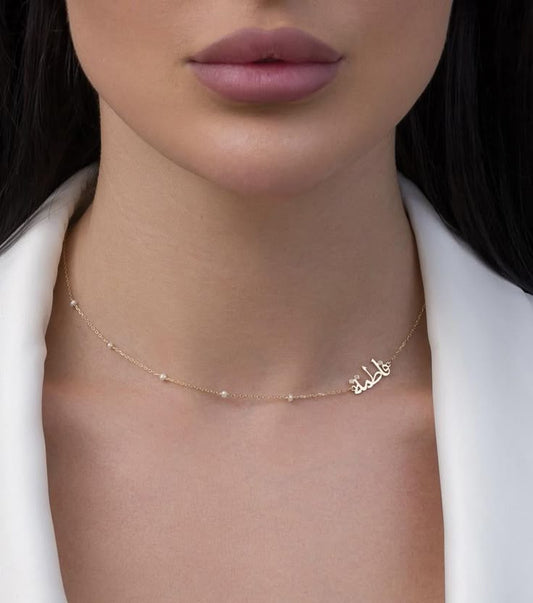 LATEST PEARL NAME NECKLACE✨💖