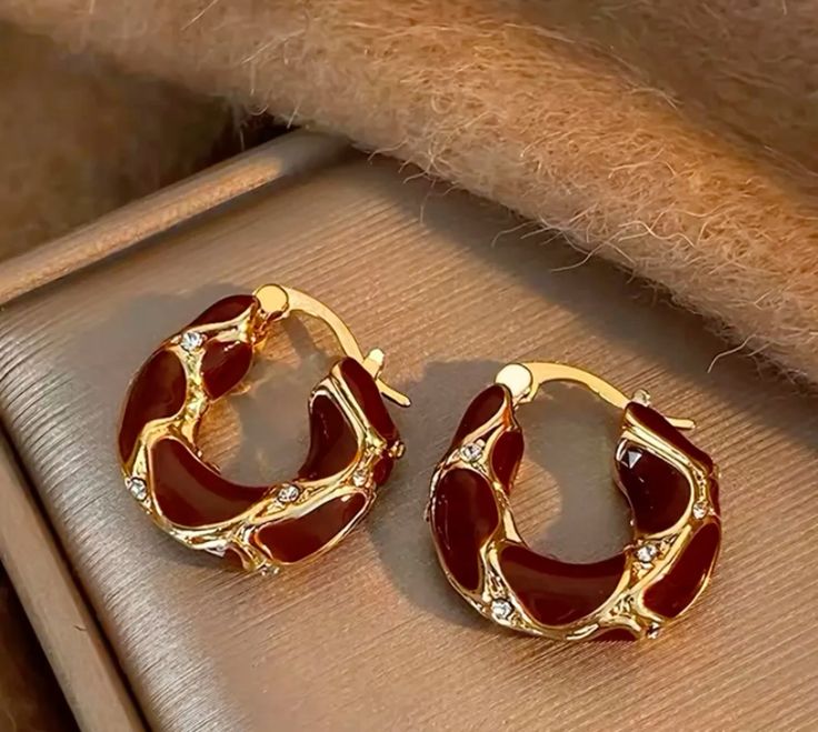 trendy hoop earrings